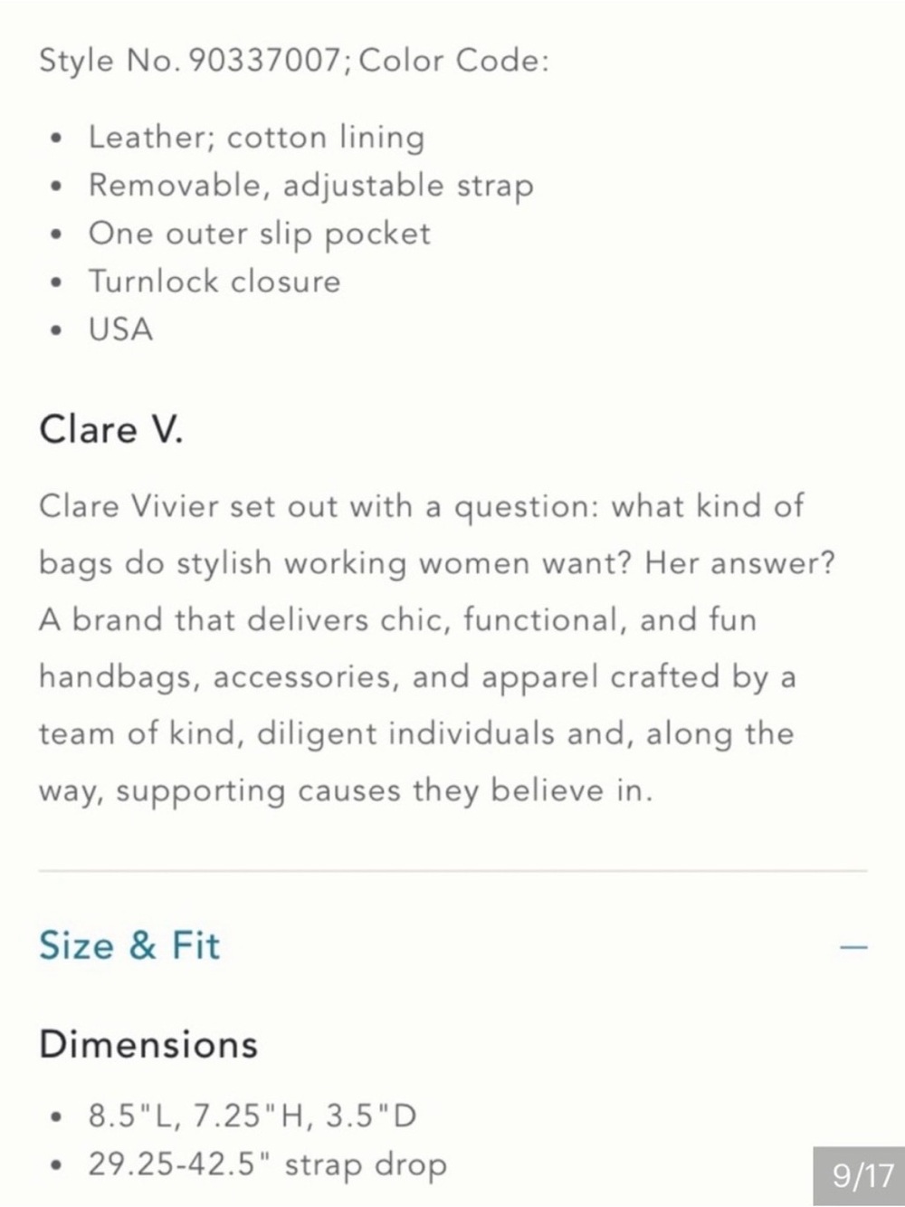 Clare V Louisa Leather Bag - Picture 10 of 10